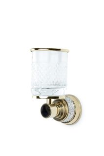 Стакан для зубных щёток Boheme Aura 10244-G золото